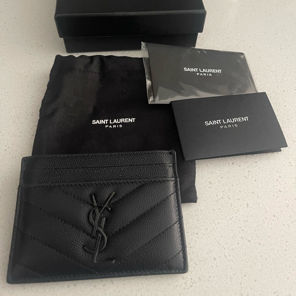 Saint Laurent Black Cardholder